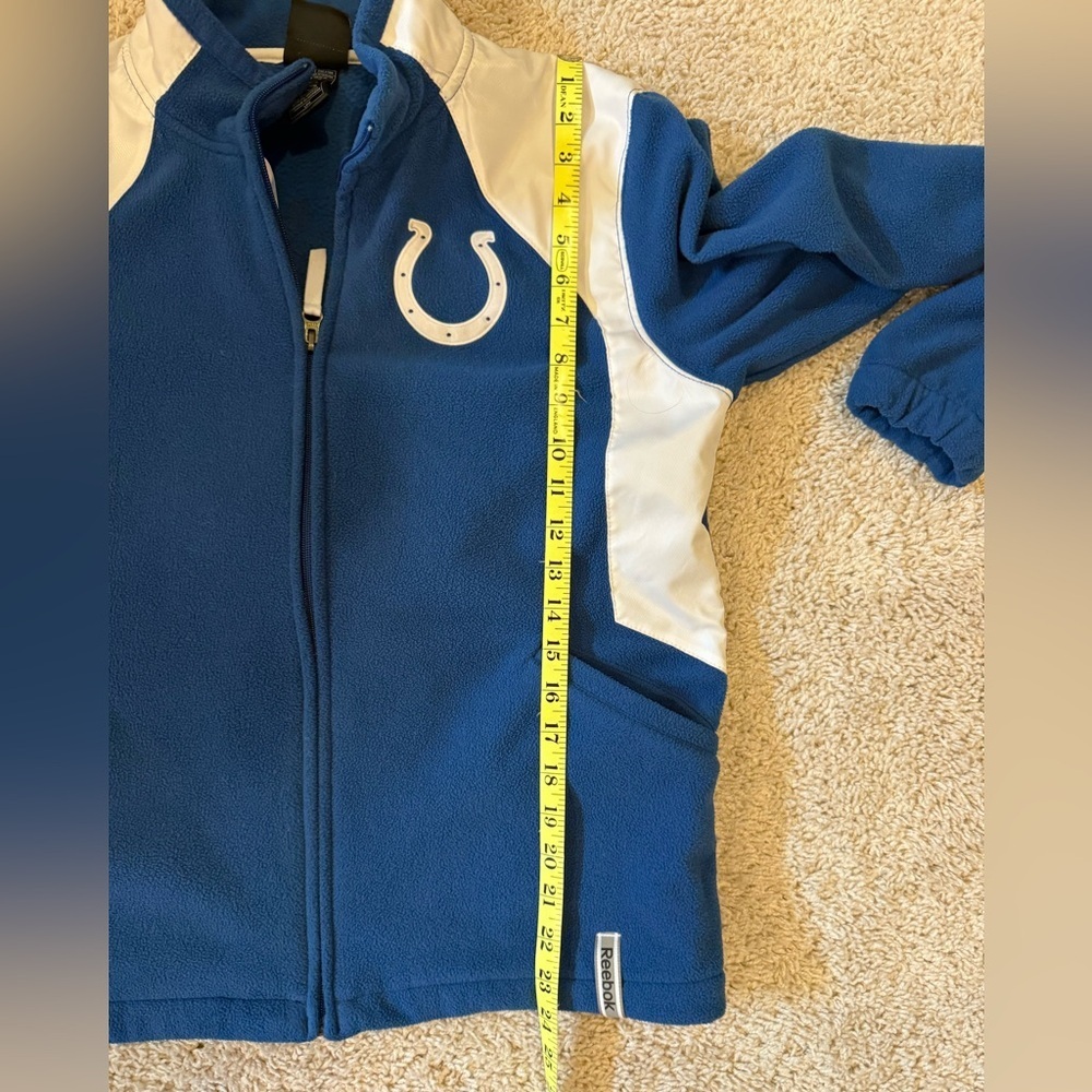 Women’s Reebok Colts Fleece jacket SZ L. Great condition - Picture 5 of 10